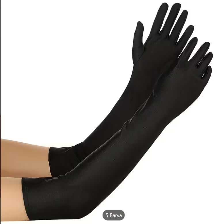 rukavičky-dlouhe-cerne, www.boome.cz